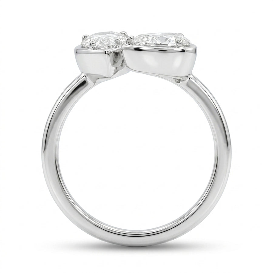 2.00 CT Toi et Moi Lab-Grown Diamond Ring in 14K Gold (D–F / VS1–VS2)