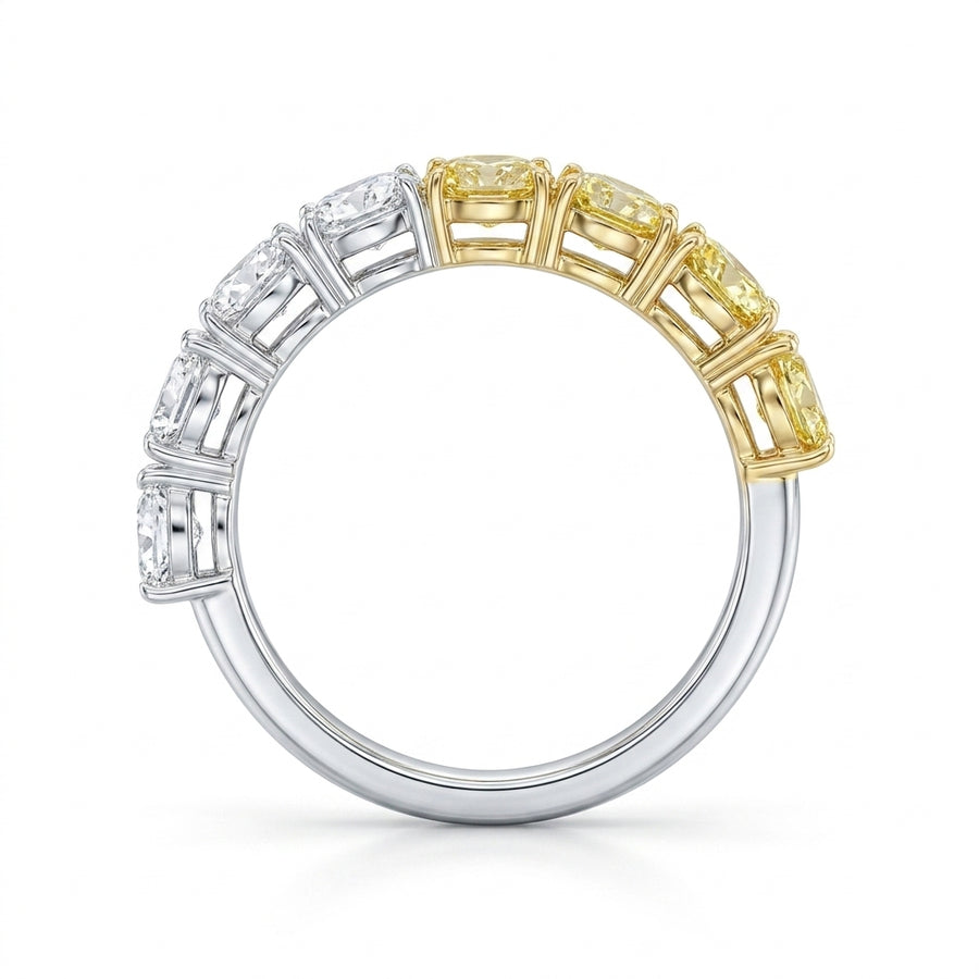 3.50 CT Lab-Grown Diamond Prong Ring in 14K Gold (D–F / VS1–VS2)