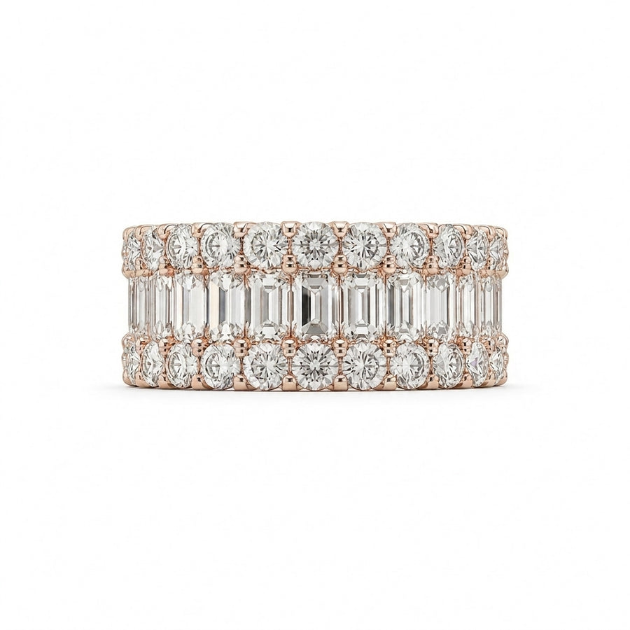 1.59 CT Lab-Grown Diamond Band Ring in 14K White Gold (D–F / VS1–VS2)