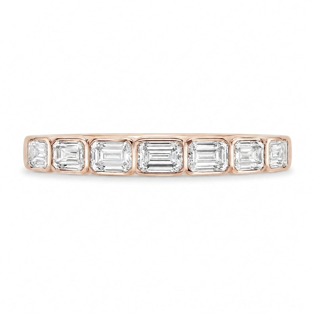 1.20 CT Lab-Grown Diamond Stackable Fashion Ring in 14K White Gold (D–F / VS1–VS2)