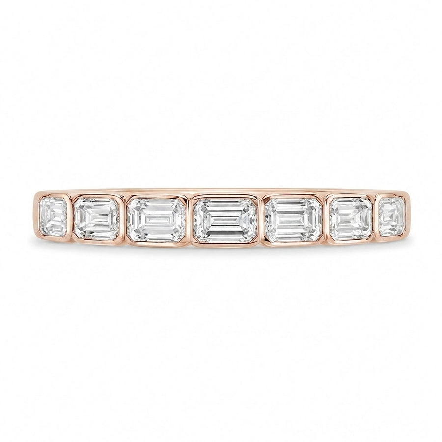 1.20 CT Lab-Grown Diamond Stackable Fashion Ring in 14K White Gold (D–F / VS1–VS2)