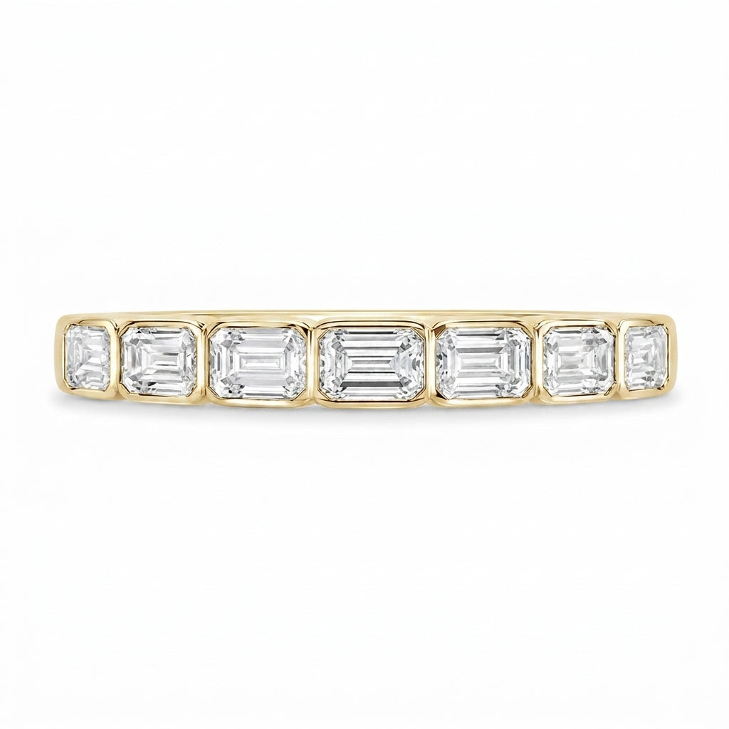 1.20 CT Lab-Grown Diamond Stackable Fashion Ring in 14K White Gold (D–F / VS1–VS2)