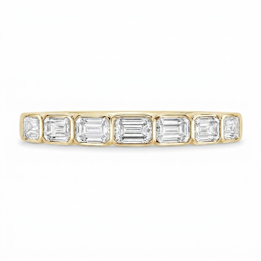 1.20 CT Lab-Grown Diamond Stackable Fashion Ring in 14K White Gold (D–F / VS1–VS2)