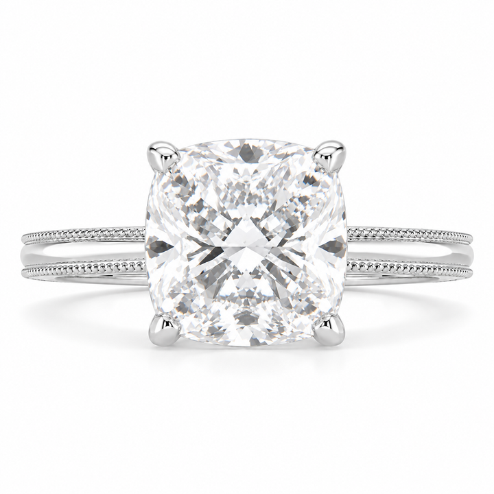 Camilla 6 Carat Cushion Cut Solitaire Engagement Ring