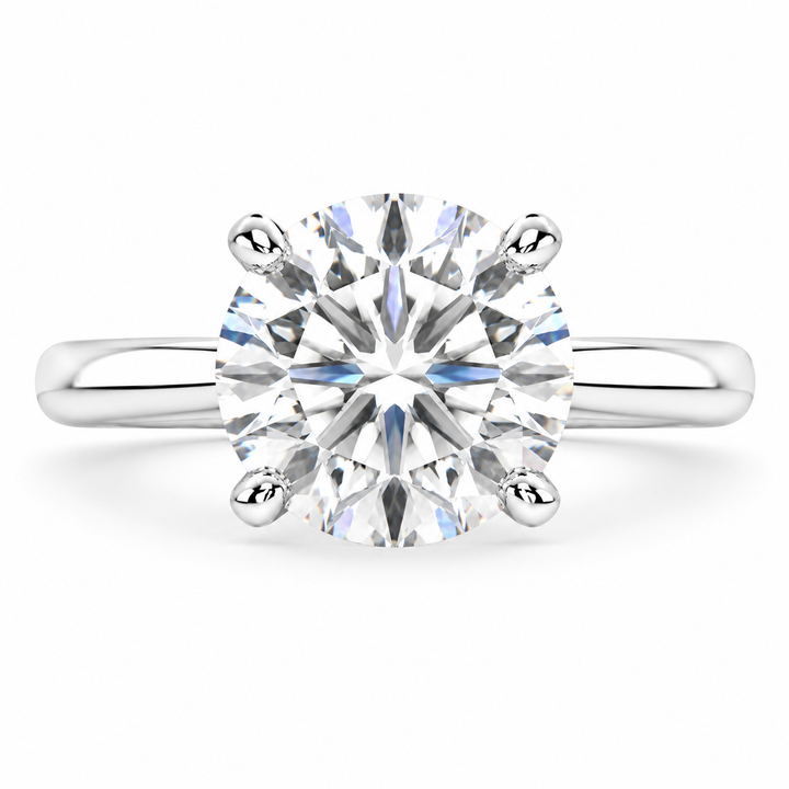 Juliana 4 Carat Round Cut Classic Solitaire Engagement Ring