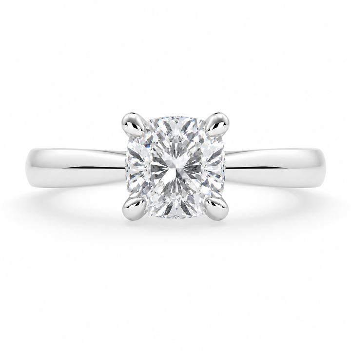 Juliana 1 Carat Cushion Cut Classic Solitaire Engagement Ring