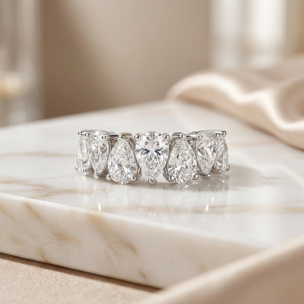 2.72 CT Lab-Grown Diamond Stackable Ring in 14K White Gold (D–F / VS1–VS2)