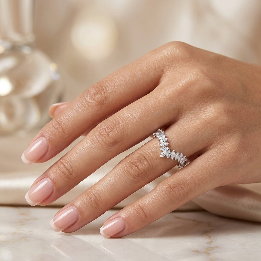 1.20 CT Lab-Grown Diamond Prong Ring in 14K White Gold (D–F / VS1–VS2)