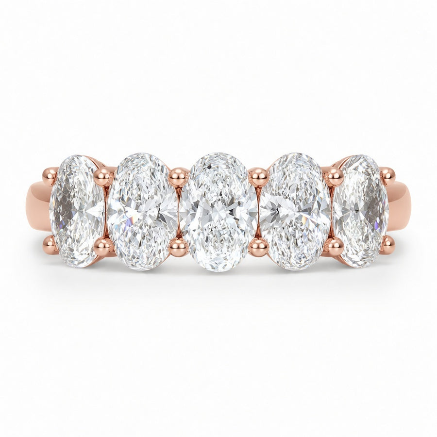 2.70 CT Lab-Grown Diamond Fashion Ring in 14K White Gold (D–F / VS1–VS2)