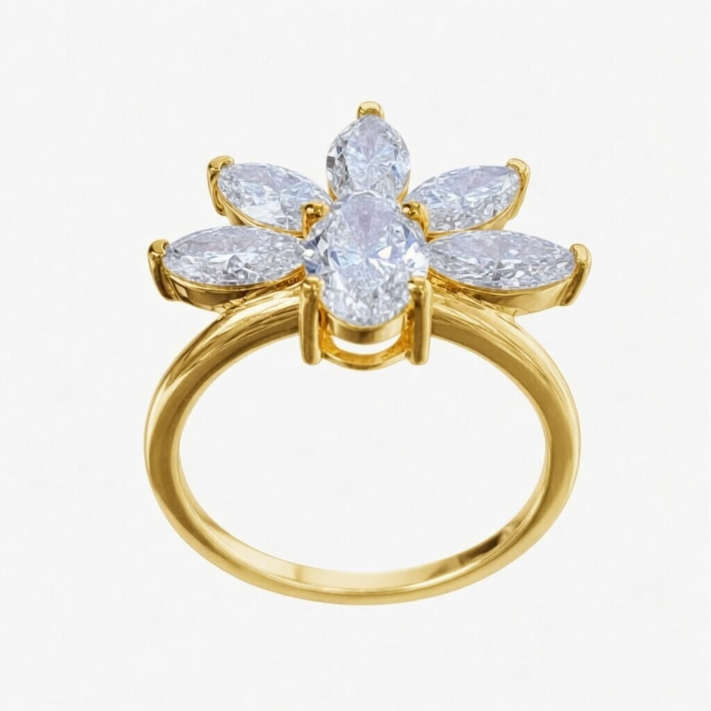 14K Gold Lab-Grown Diamond Fashion Ring (2.50 CTW – D–F / VS1–VS2)