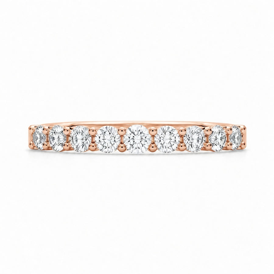 1.30 CT Lab-Grown Diamond Fashion Ring in 14K White Gold (D–F / VS1–VS2)