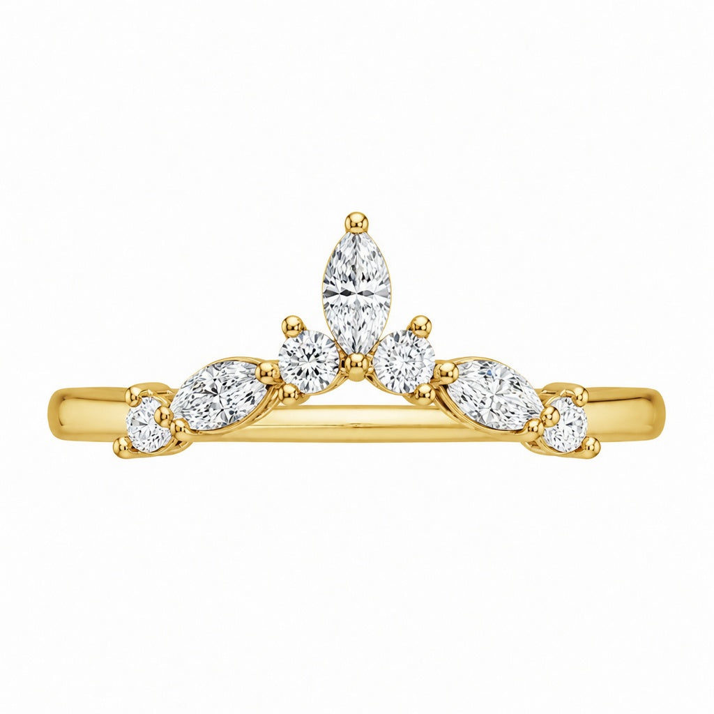 1.00 CT Round Lab-Grown Diamond Statement Ring in 14K White Gold (D–F / VS1–VS2)