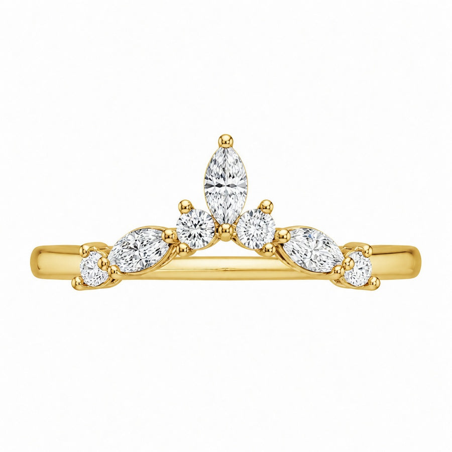 1.00 CT Round Lab-Grown Diamond Statement Ring in 14K White Gold (D–F / VS1–VS2)