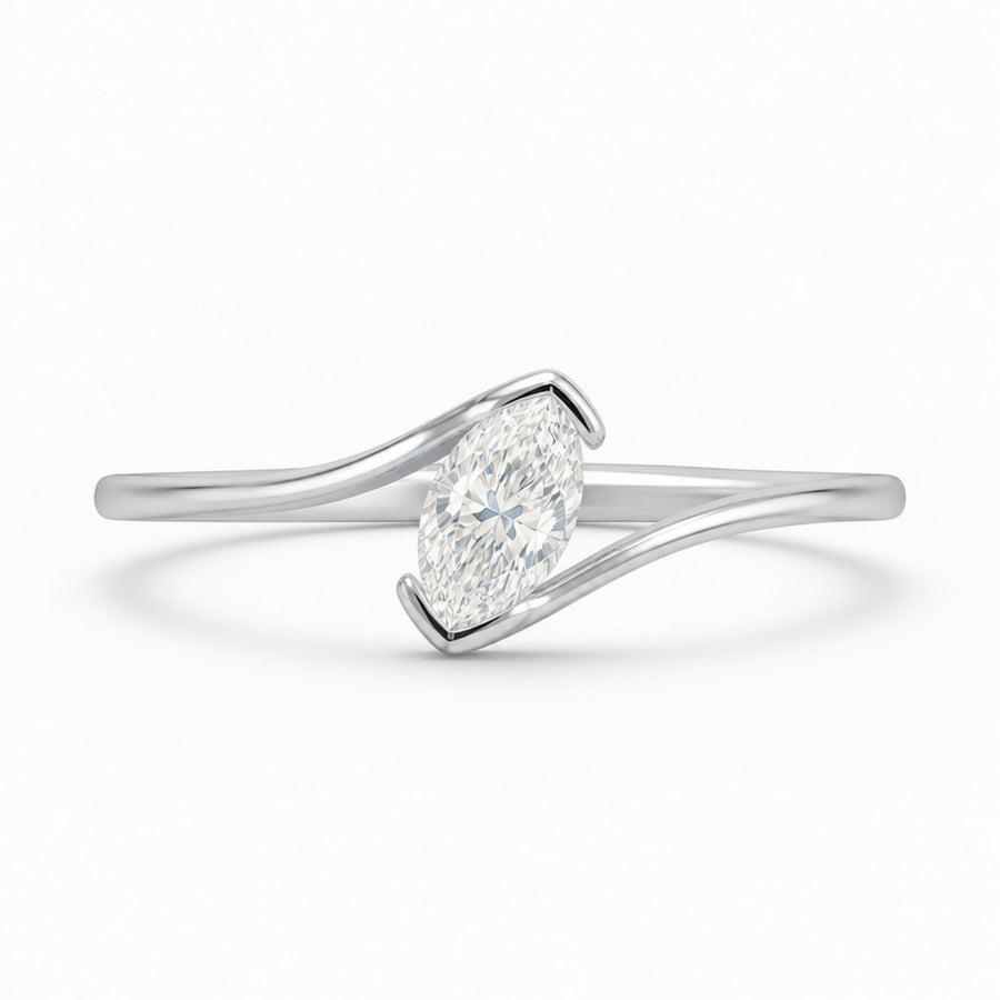 14K Gold Lab-Grown Diamond Fashion Ring (0.90 CTW – D–F / VS1–VS2)