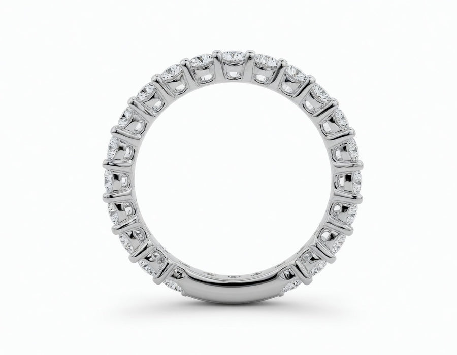 1.50 CT Lab-Grown Diamond Fashion Ring in 14K White Gold (D–F / VS1–VS2)