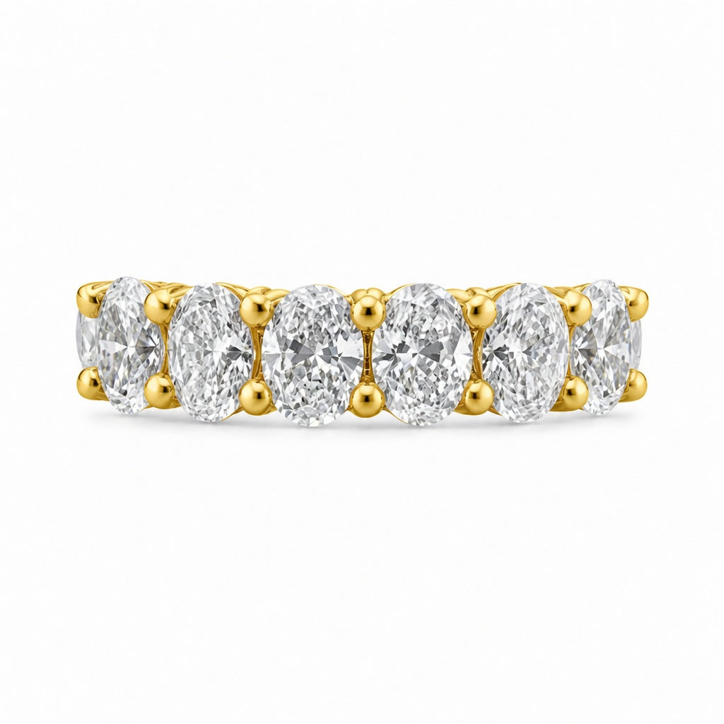1.14 CT Lab-Grown Diamond Stackable Ring in 14K White Gold (D–F / VS1–VS2)