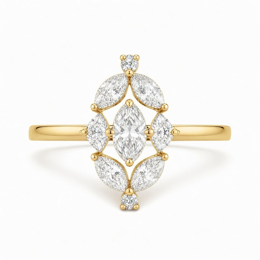 14K Gold Lab-Grown Diamond Fashion Ring (2.90 CTW – D–F / VS1–VS2)
