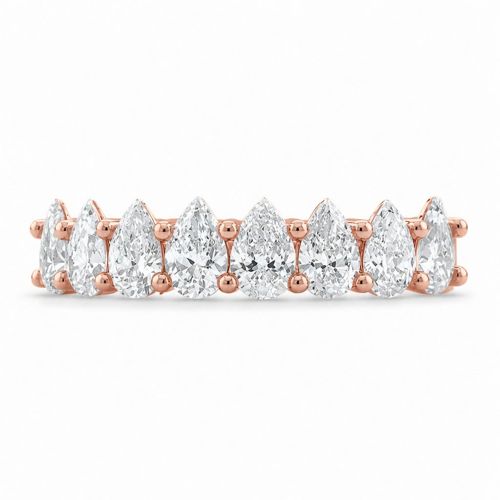 1.20 CT Lab-Grown Diamond Stackable Fashion Ring in 14K White Gold (D–F / VS1–VS2)
