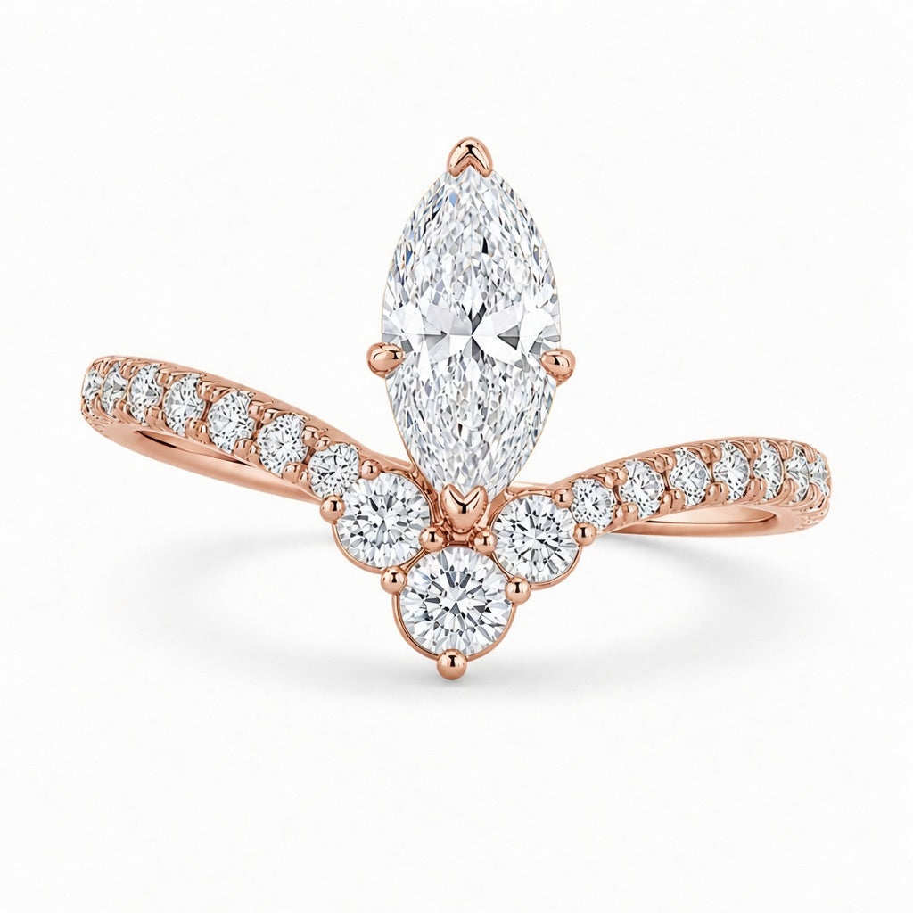 14K White Gold Lab-Grown Diamond Fashion Ring (2.50 CTW – D–F / VS1–VS2)