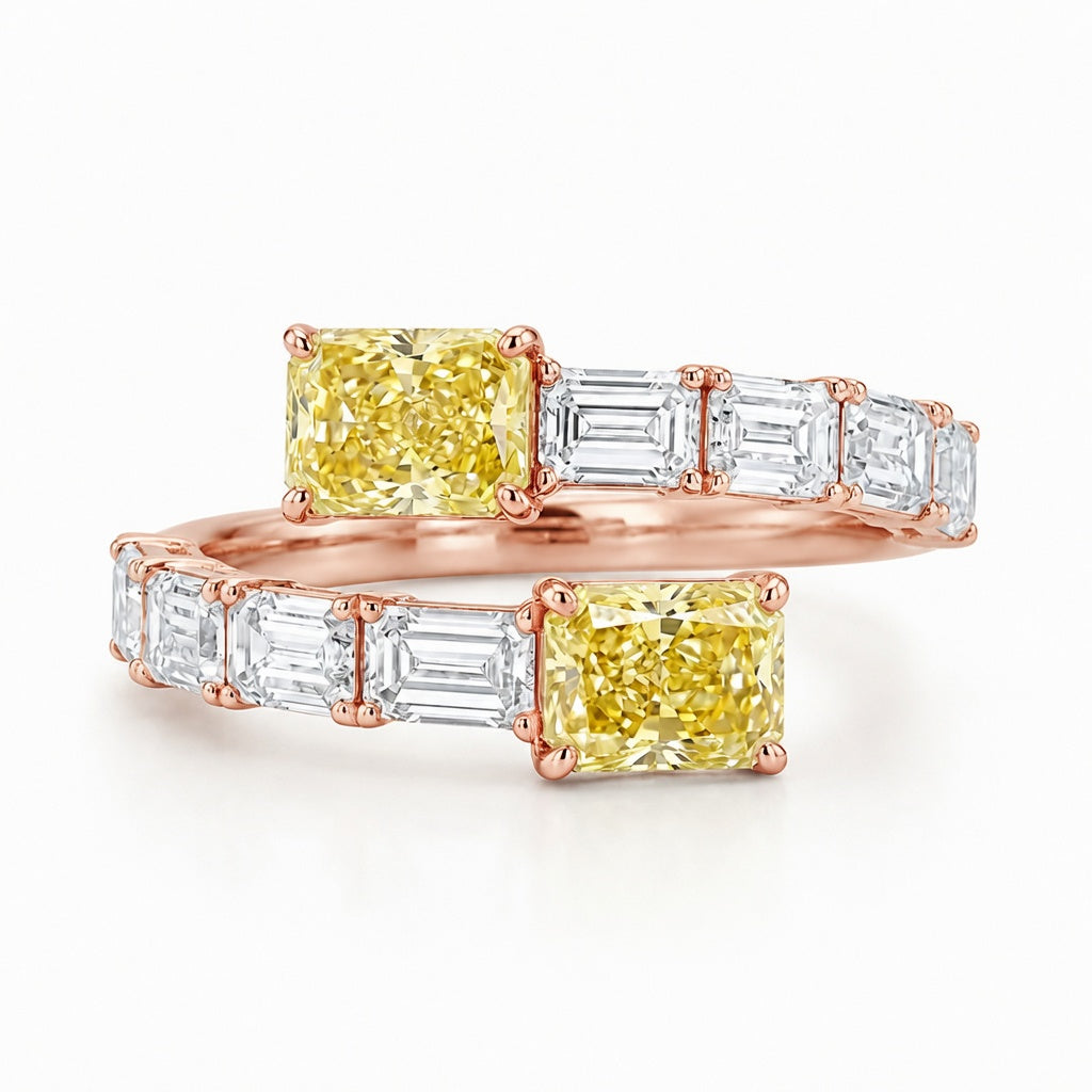 3.30 CT Lab-Grown Diamond Prong Engagement Ring in 14K Gold (D–F / VS1–VS2)