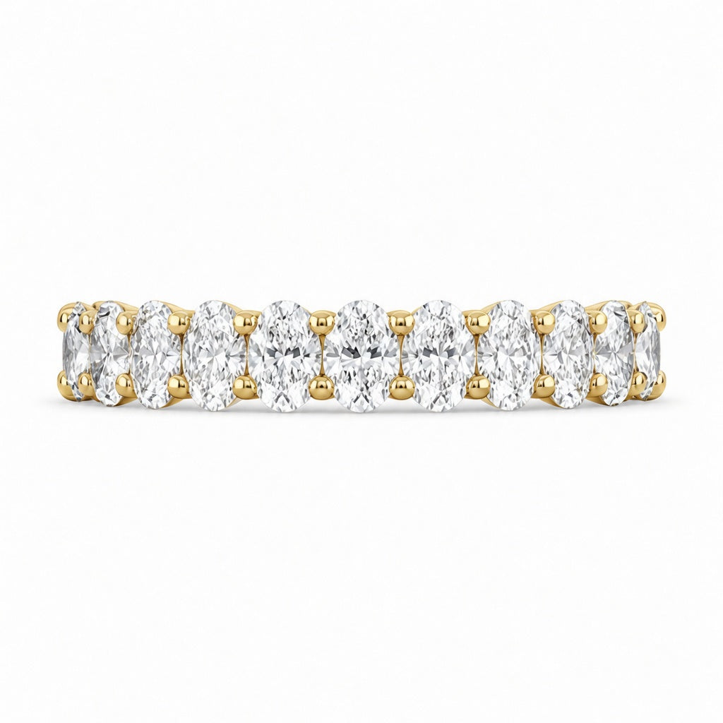 1.73 CT Lab-Grown Diamond Eternity Ring in 14K White Gold (D–F / VS1–VS2)