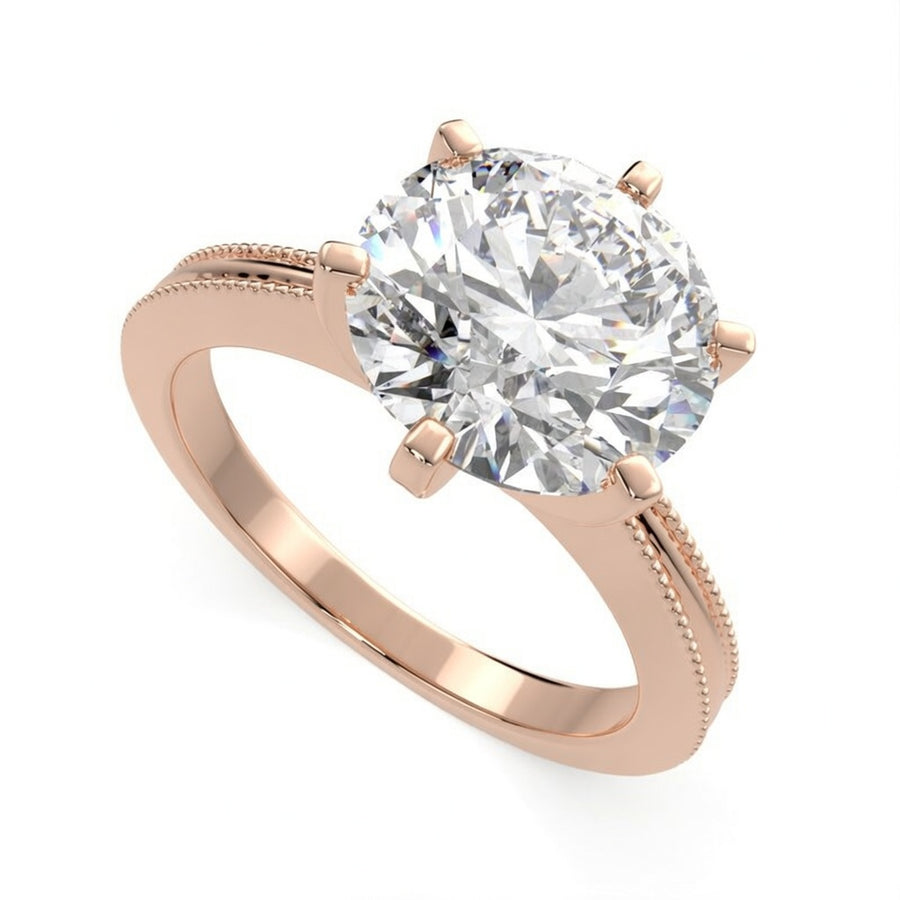 Camilla 2 Carat Round Cut Solitaire Engagement Ring