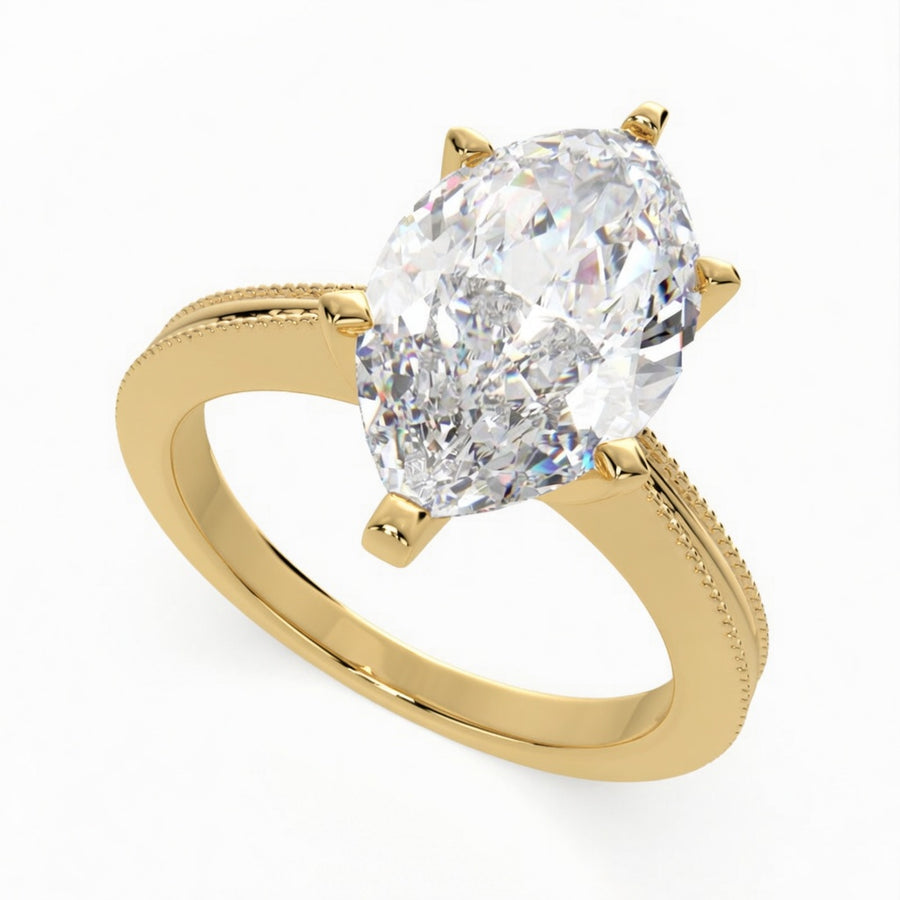 Camilla 4 Carat Marquise Cut Solitaire Engagement Ring