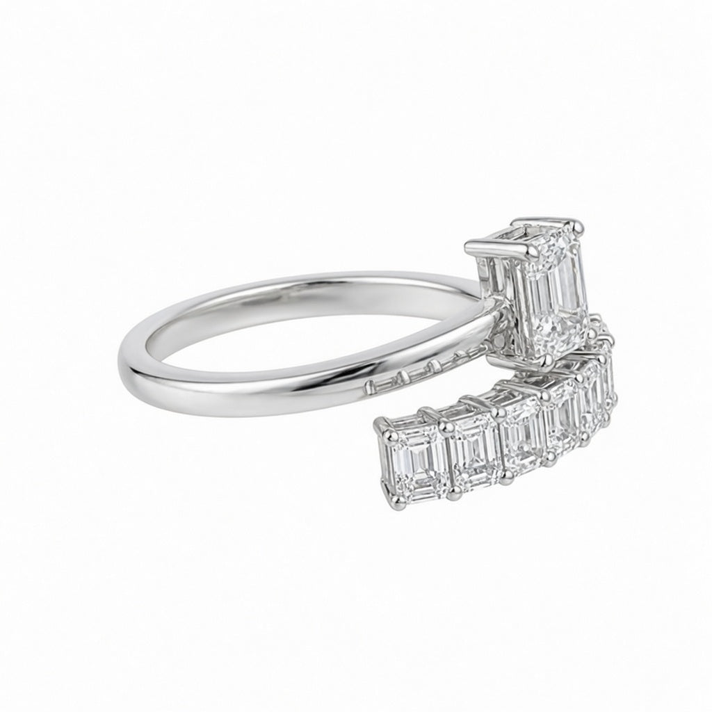 14K Gold Lab-Grown Diamond Fashion Ring (1.30 CTW – D–F / VS1–VS2)