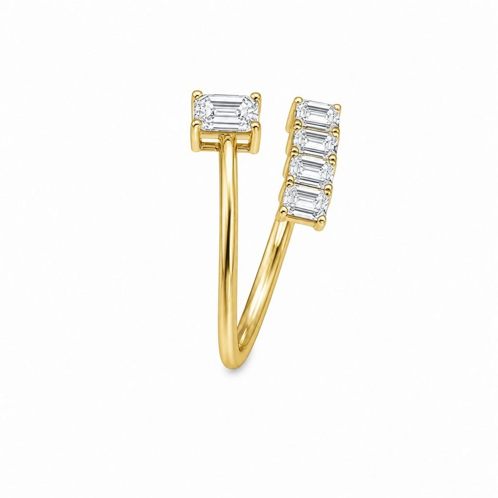 14K Gold Lab-Grown Diamond Fashion Ring (1.30 CTW – D–F / VS1–VS2)