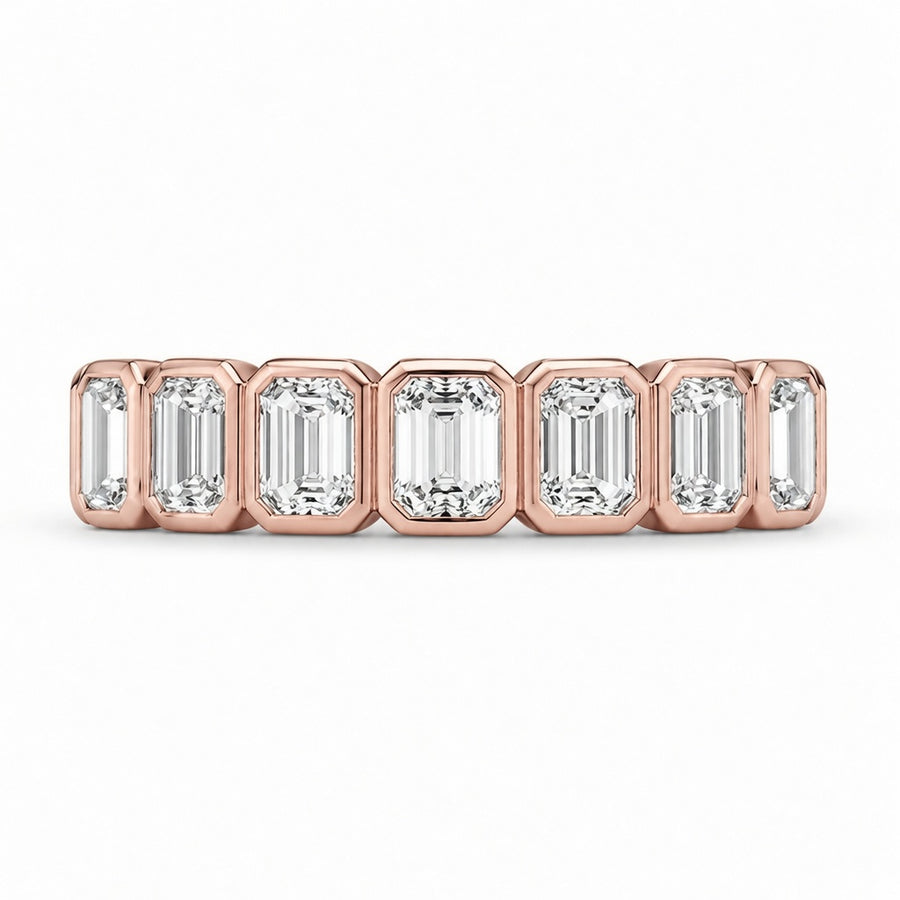 1.00 CT Lab-Grown Diamond Stackable Fashion Ring in 14K White Gold (D–F / VS1–VS2)