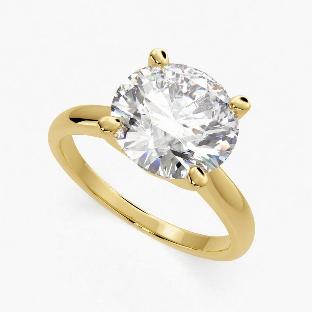 Juliana 3 Carat Round Cut Classic Solitaire Engagement Ring
