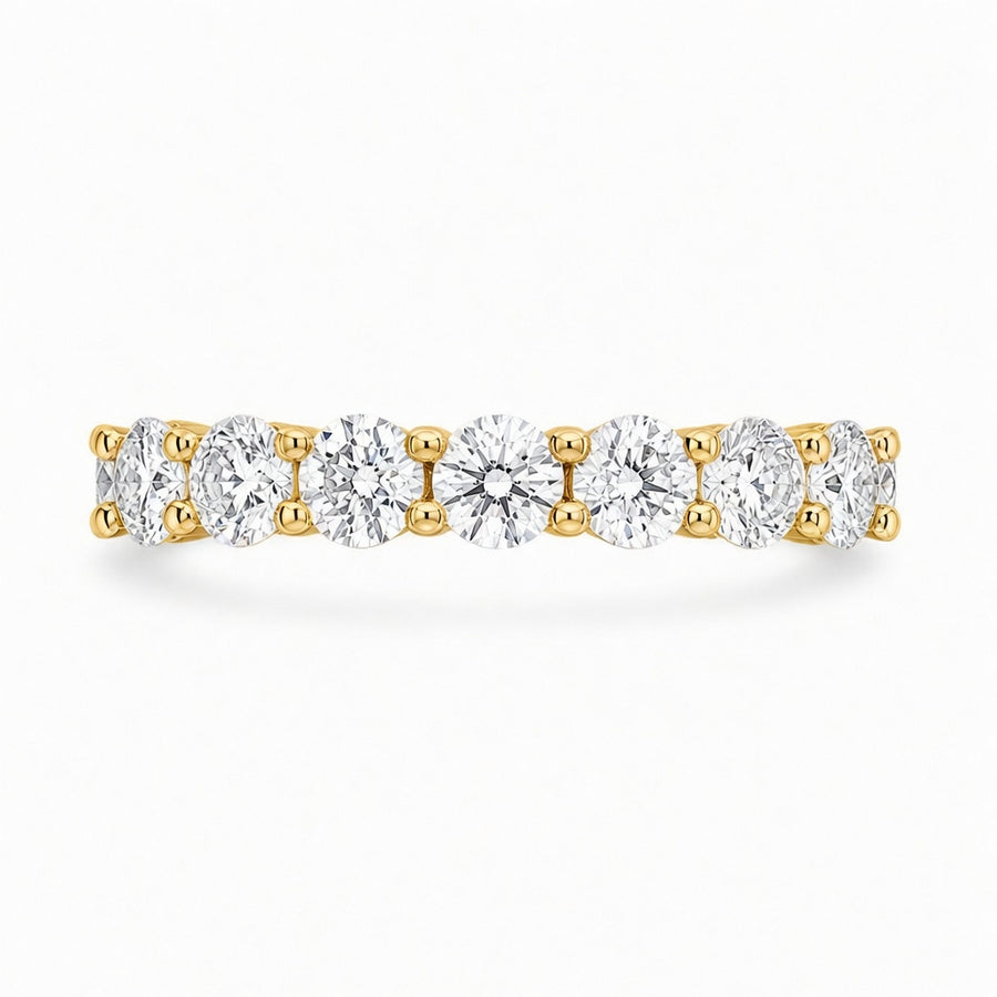 2.40 CT Lab-Grown Diamond Stackable Fashion Ring in 14K White Gold (D–F / VS1–VS2)