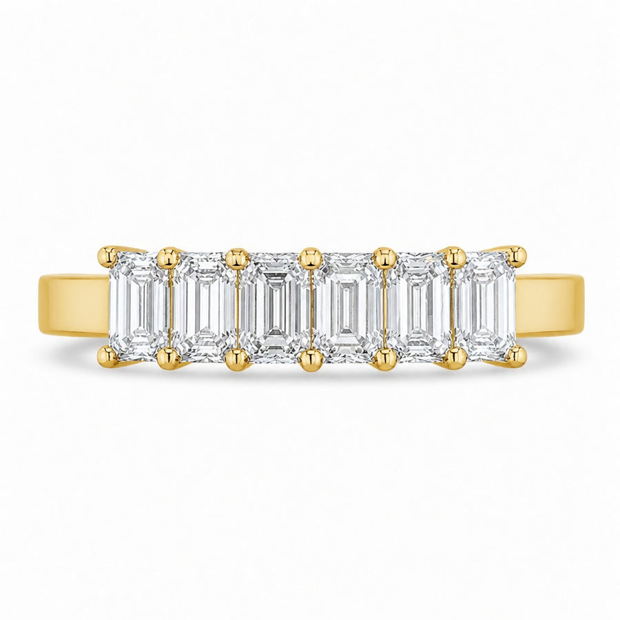 1.16 CT Lab-Grown Diamond Stackable Ring in 14K White Gold (D–F / VS1–VS2)