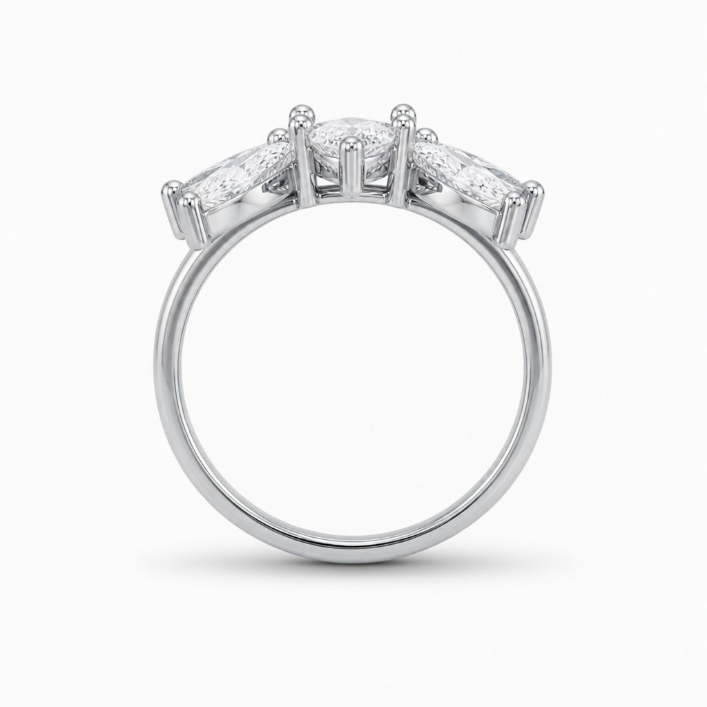 14K Gold Lab-Grown Diamond Fashion Ring (3.30 CTW – D–F / VS1–VS2)