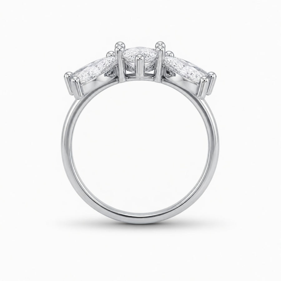 14K Gold Lab-Grown Diamond Fashion Ring (3.30 CTW – D–F / VS1–VS2)