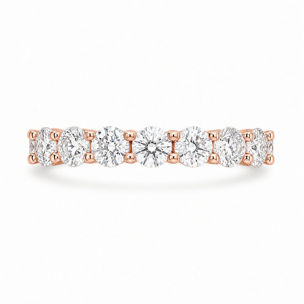 2.40 CT Lab-Grown Diamond Stackable Fashion Ring in 14K White Gold (D–F / VS1–VS2)