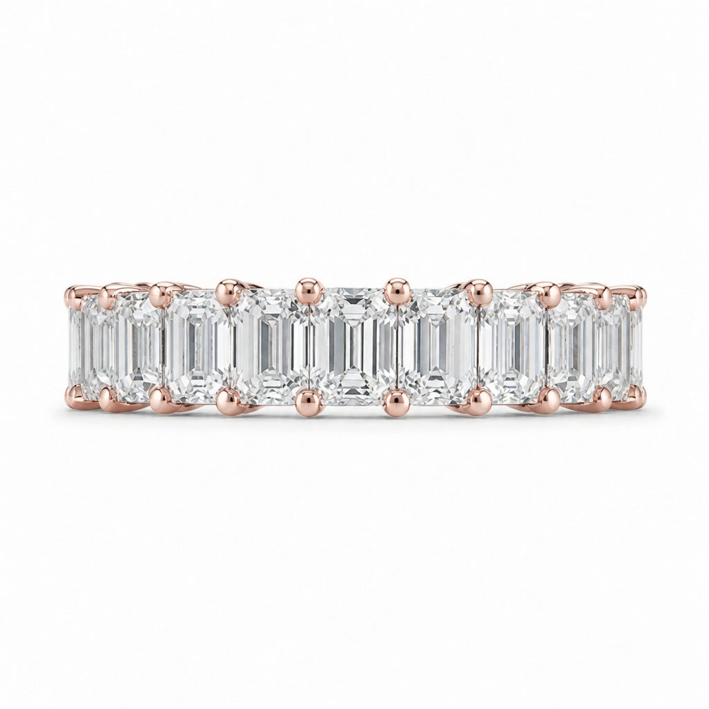 3.30 CT Lab-Grown Diamond Prong Ring in 14K White Gold (D–F / VS1–VS2)