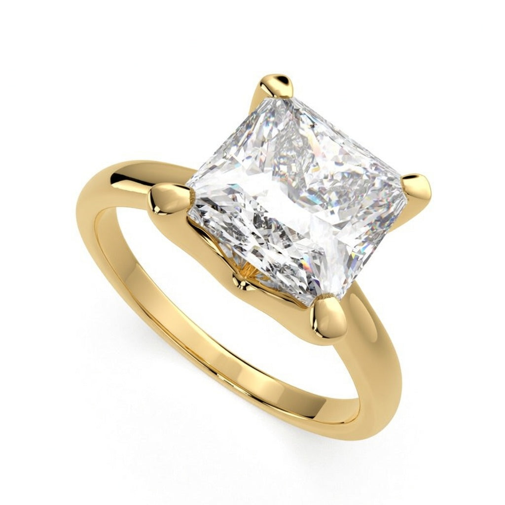 Juliana 2 Carat Princess Cut Classic Solitaire Engagement Ring