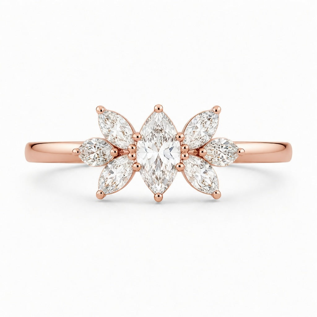 14K Gold Lab-Grown Diamond Fashion Ring (3.30 CTW – D–F / VS1–VS2)