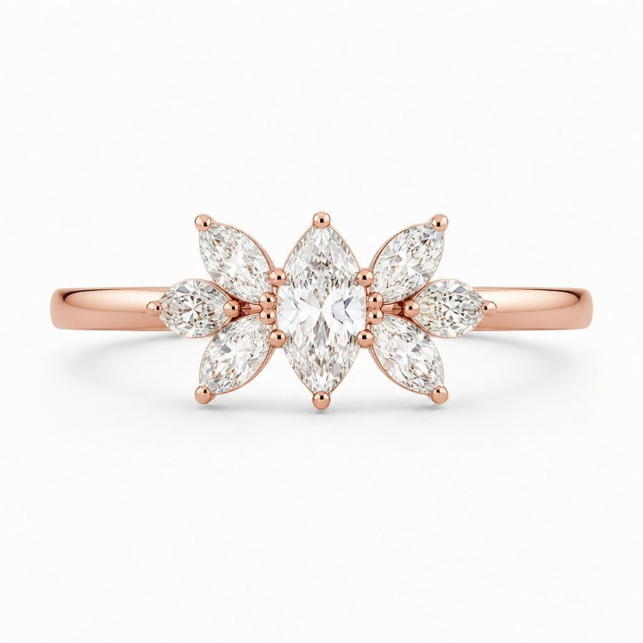 14K Gold Lab-Grown Diamond Fashion Ring (3.30 CTW – D–F / VS1–VS2)