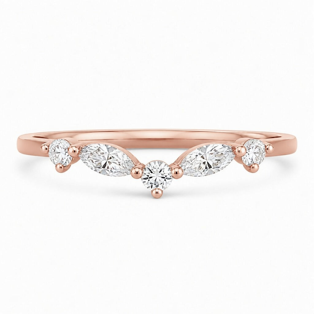 14K Rose Gold Lab-Grown Diamond Fashion Ring (1.00 CTW – D–F / VS1–VS2)