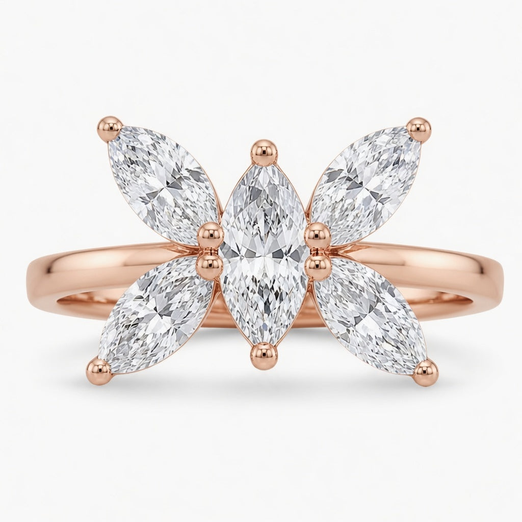 14K Gold Lab-Grown Diamond Fashion Ring (3.30 CTW – D–F / VS1–VS2)