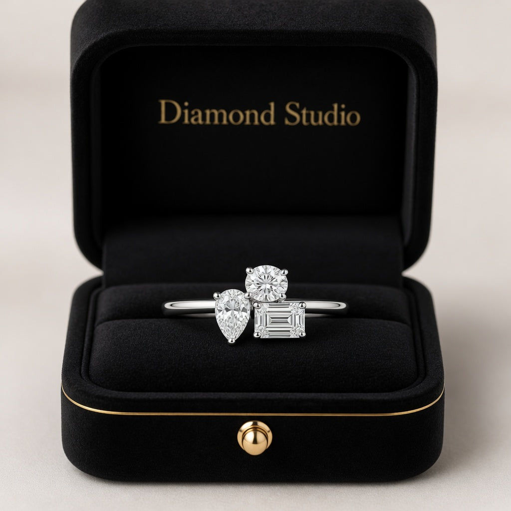 14K Gold Lab-Grown Diamond Fashion Ring (1.30 CTW – D–F / VS1–VS2)