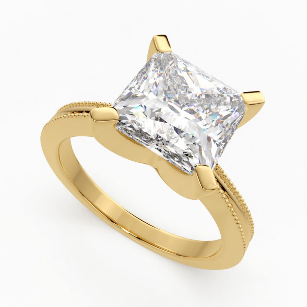 Camilla 1 Carat Princess Cut Solitaire Engagement Ring