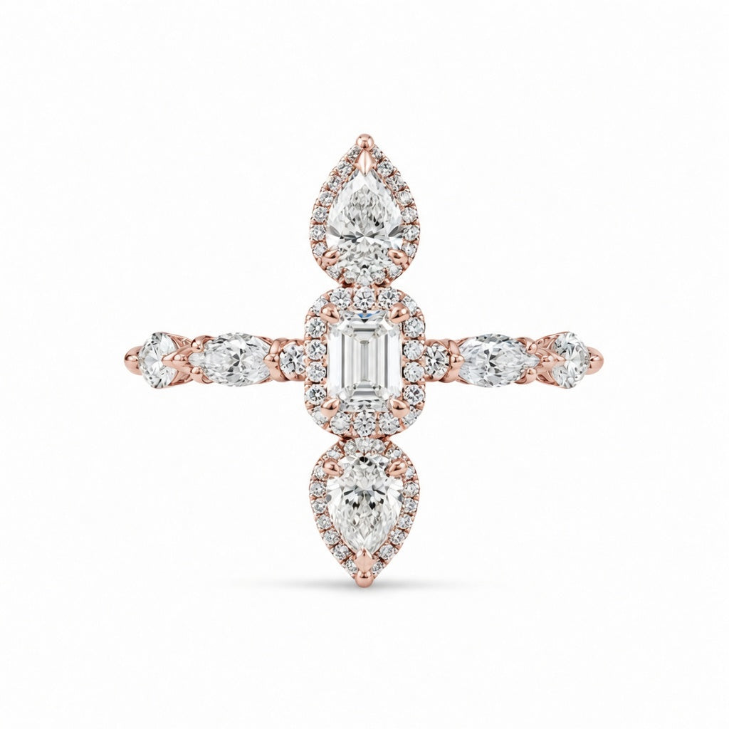 1.30 CT Lab-Grown Diamond Band Ring in 14K White Gold (D–F / VS1–VS2)