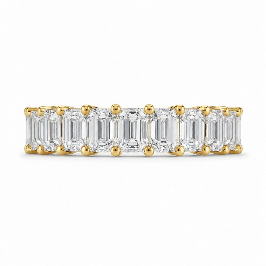 3.30 CT Lab-Grown Diamond Prong Ring in 14K White Gold (D–F / VS1–VS2)
