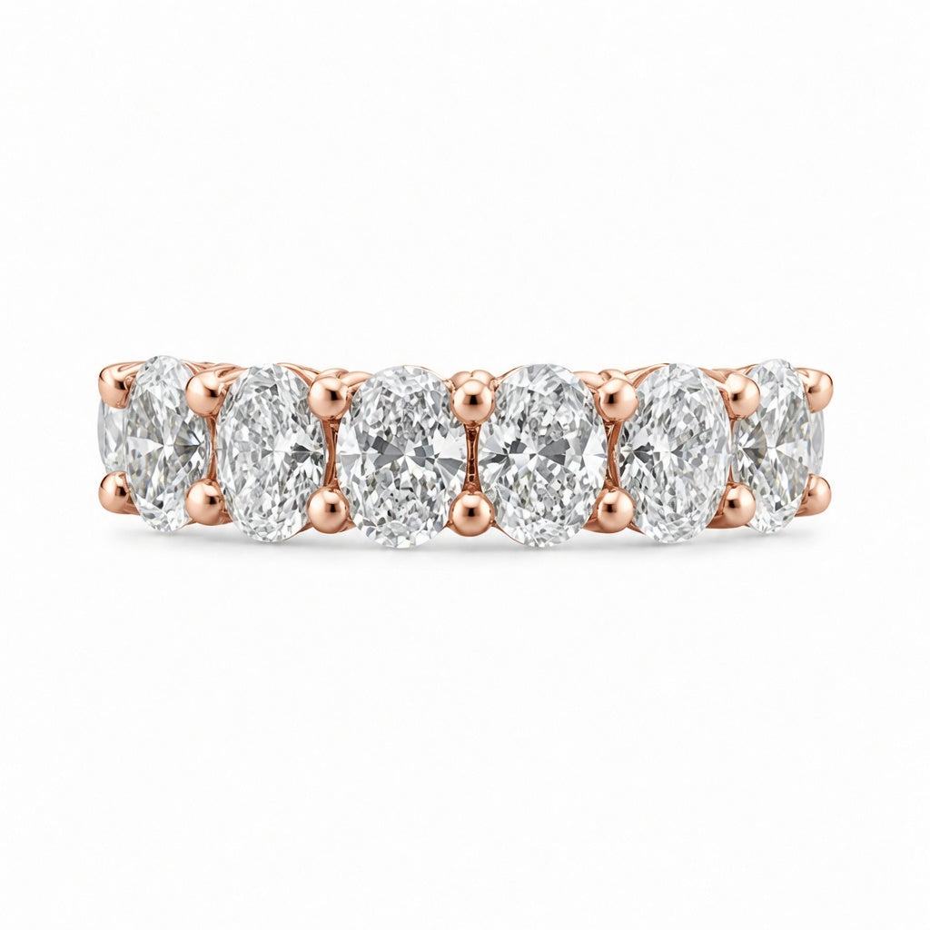 1.14 CT Lab-Grown Diamond Stackable Ring in 14K White Gold (D–F / VS1–VS2)