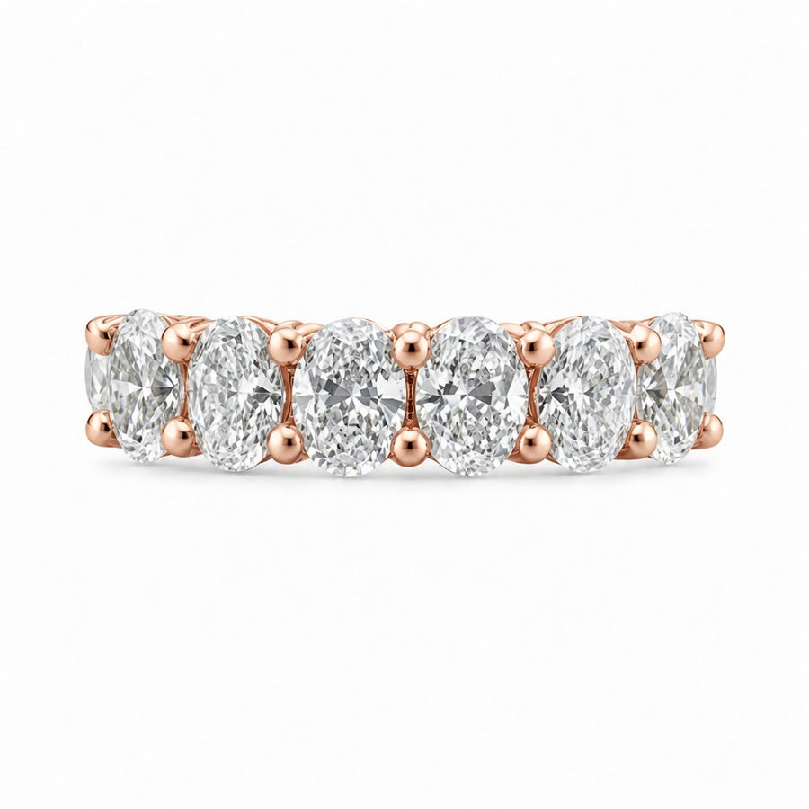 1.14 CT Lab-Grown Diamond Stackable Ring in 14K White Gold (D–F / VS1–VS2)