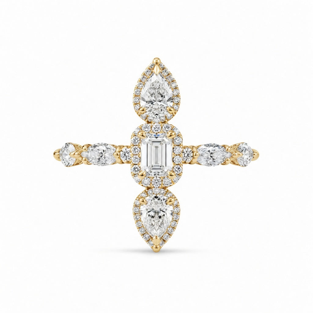 1.30 CT Lab-Grown Diamond Band Ring in 14K White Gold (D–F / VS1–VS2)