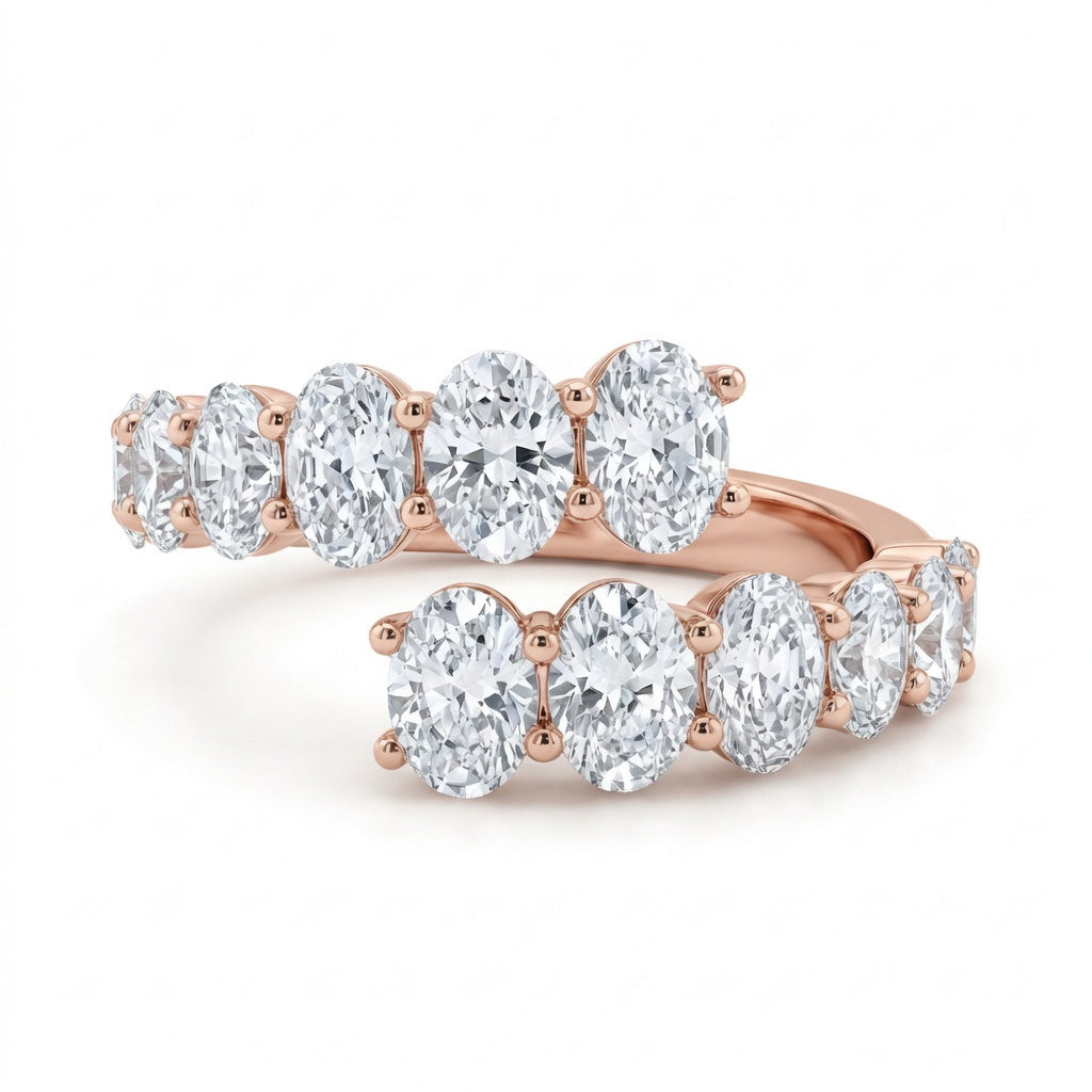 1.90 CT Lab-Grown Diamond Fashion Ring in 14K White Gold (D–F / VS1–VS2)